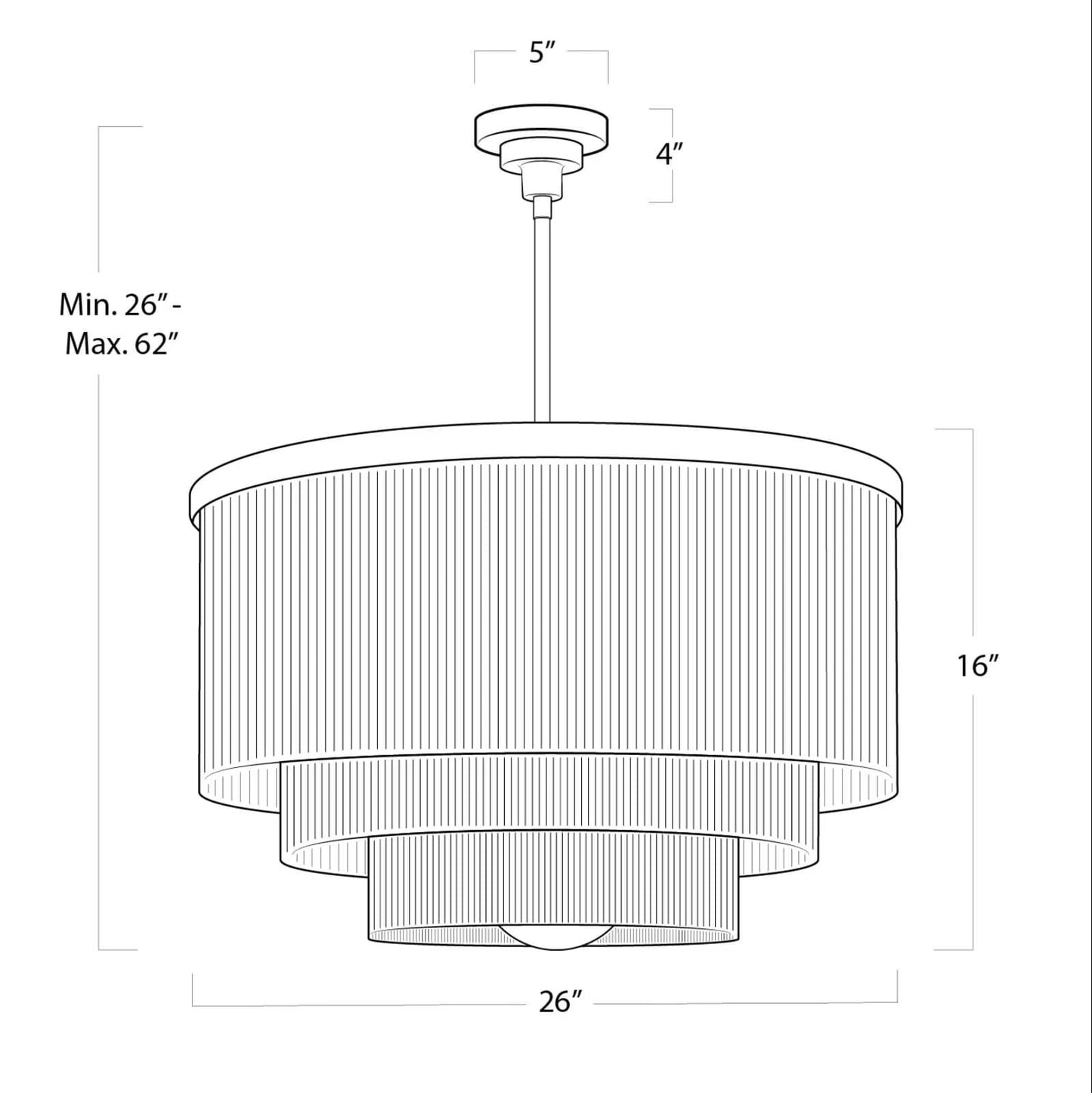 Chartres Fringe Chandelier