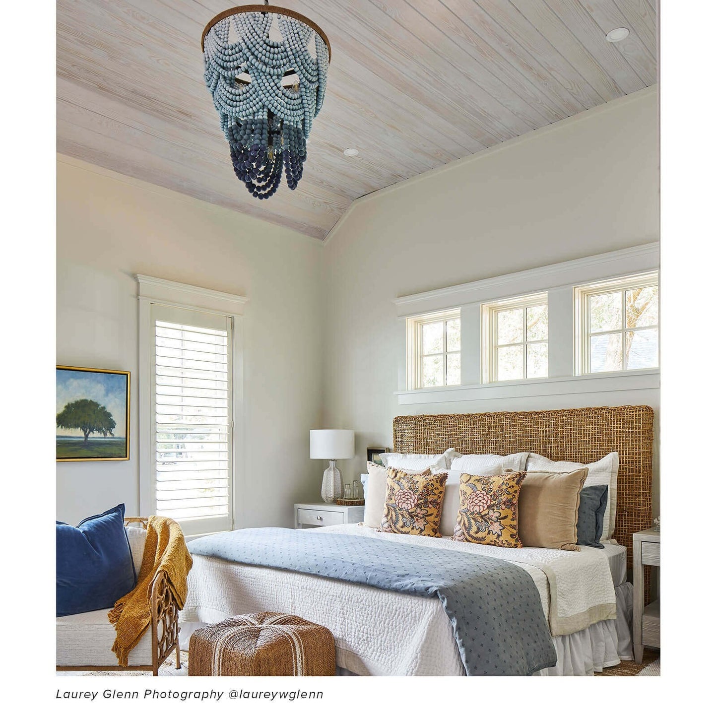 Gradiance Wood Bead Chandelier