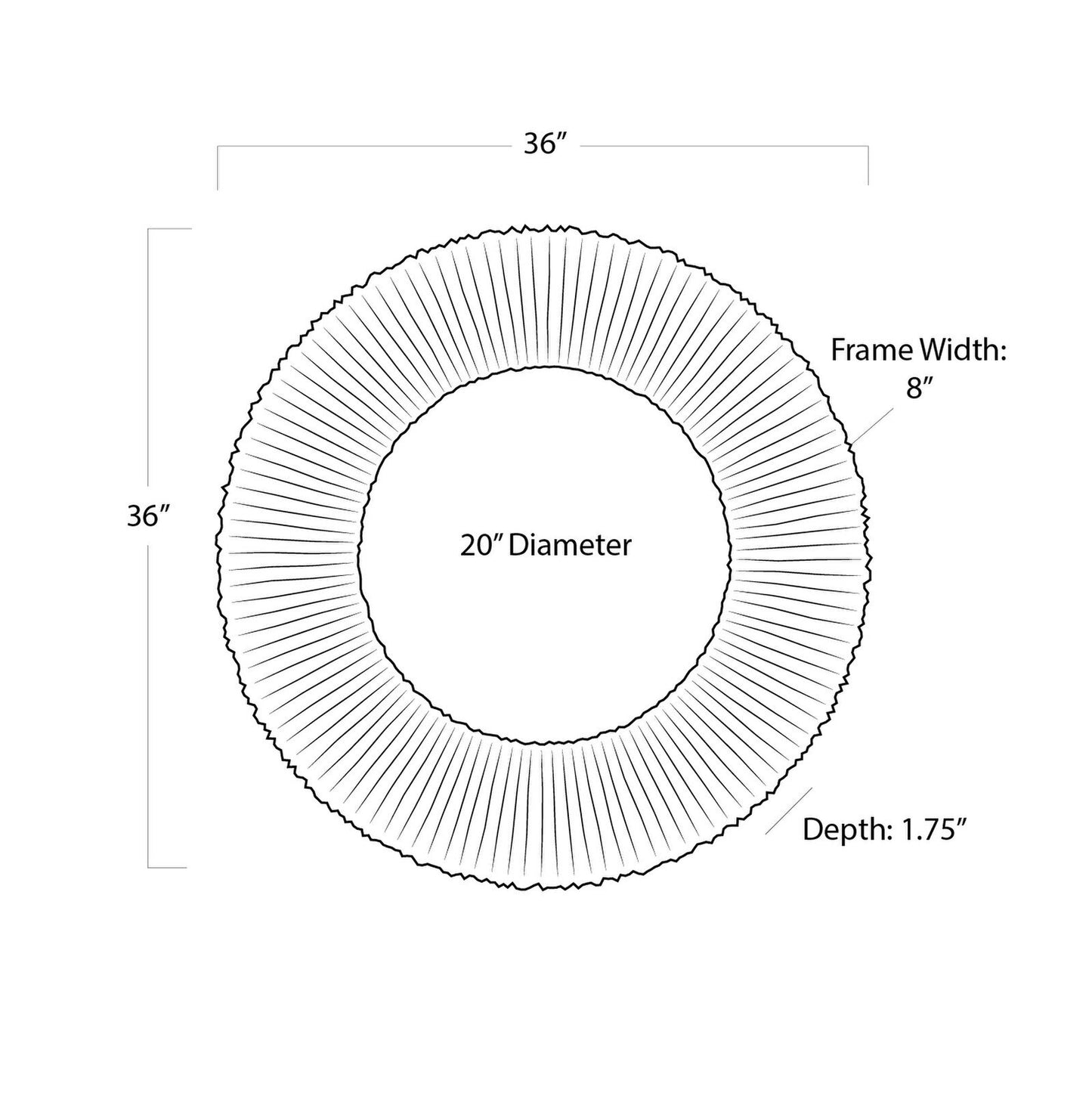 Fitzgerald Mirror Round